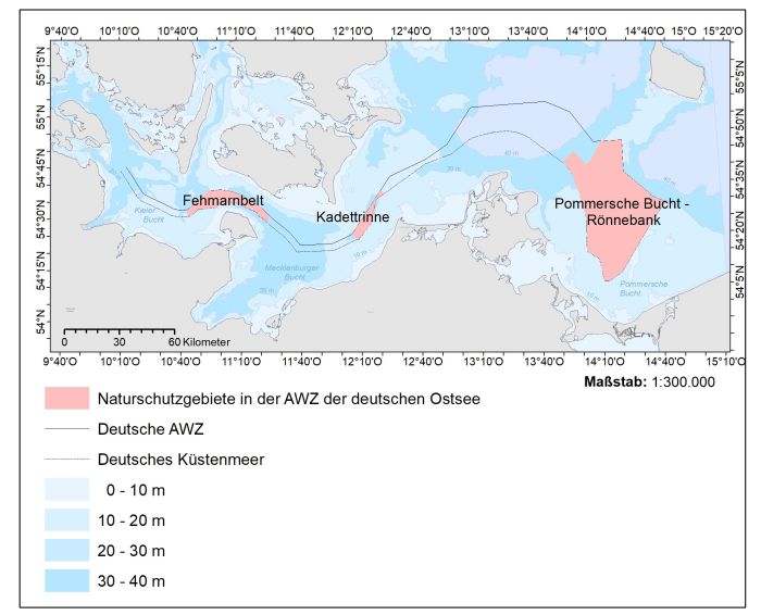 Die Naturschutzgebiete der AWZ der Ostsee